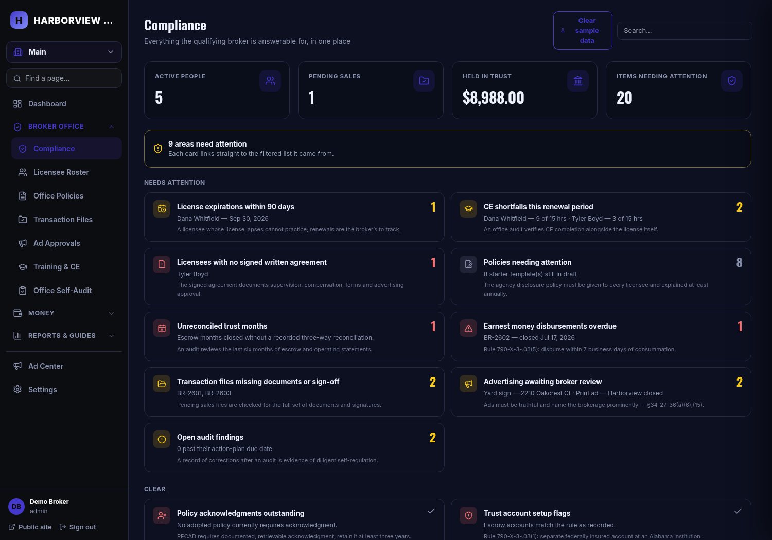 Broker Office screenshot
