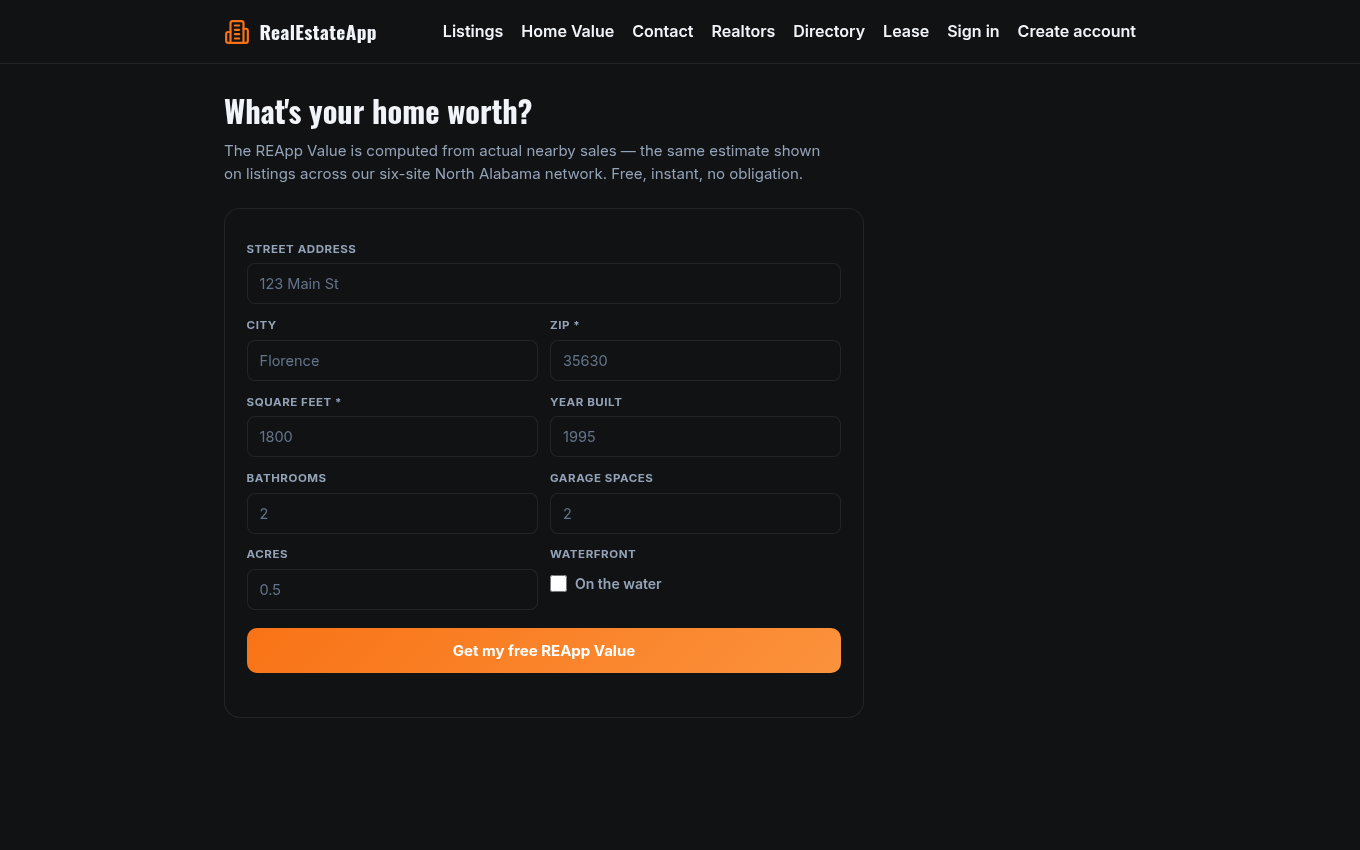 A home-value engine that farms YOUR seller leads