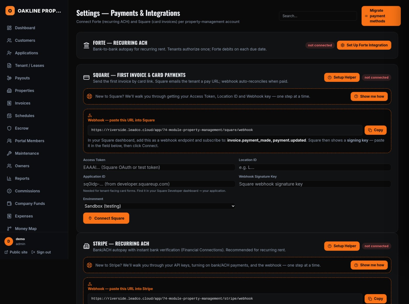 Landlord screenshot